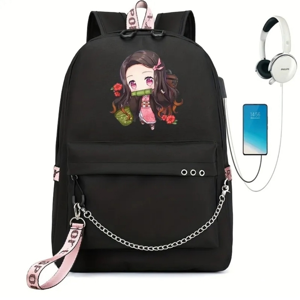 Demon Slayer Nezuko Backpack Anime NEW